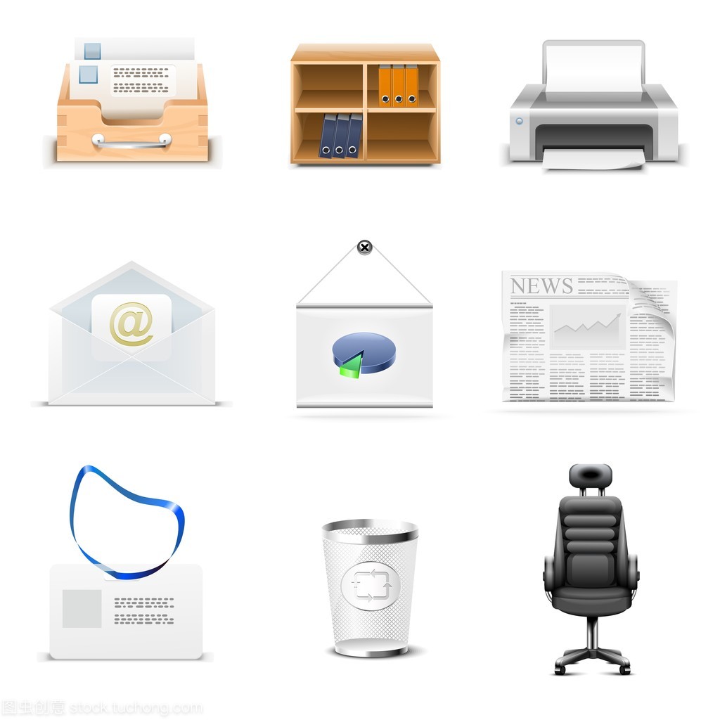 現(xiàn)代辦公新風尚 矢量設(shè)計賦能辦公用品美學